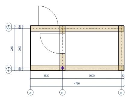 баня 2x3 с передбаником 1,5 м